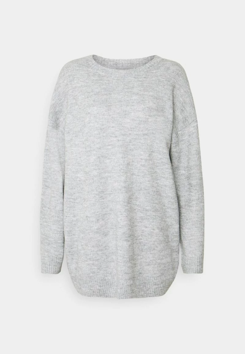 Even&Odd Damen Strickpullover - Mottled Light Grey 3 Even&Odd Damen Strickpullover - Mottled Light Grey