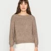 Even&Odd Damen OFF SHOULDER JUMPER - Strickpullover - Mottled Beige -Even&Odd Verkäufe 2024 47d2304e083a445b9c403ae49ae20439