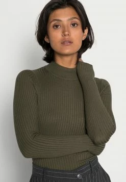 Even&Odd Damen Strickpullover - Dark Green