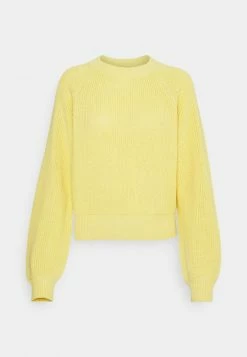 Even&Odd VOLUME SLEEVE JUMPER - Strickpullover - Light Yellow | Damen -Even&Odd Verkäufe 2024 48f7cbfa59b04dd59df7654e501e25d8
