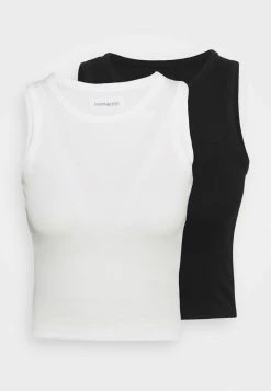 Even&Odd Damen 2 PACK - Top - Black/white -Even&Odd Verkäufe 2024 49e33aca69f94d5e874b246a73a70147