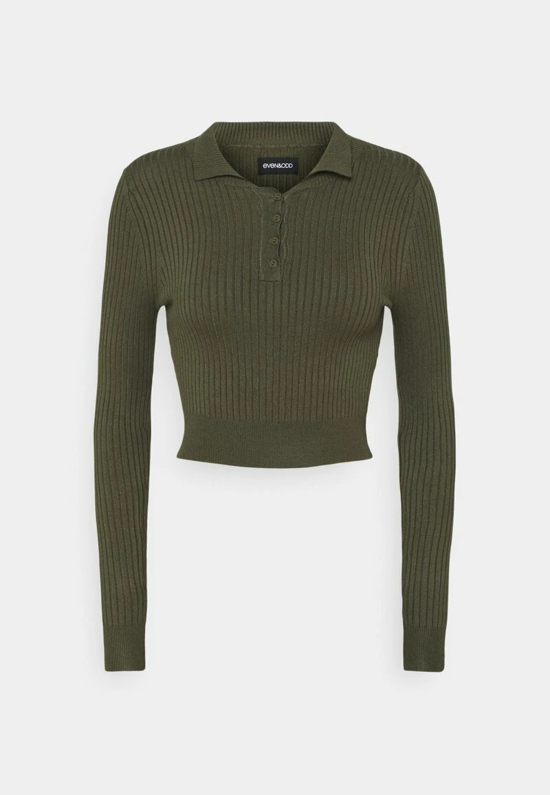 Even&Odd Strickpullover - Olive | Damen 8 Even&Odd Strickpullover - Olive | Damen – Bild 6