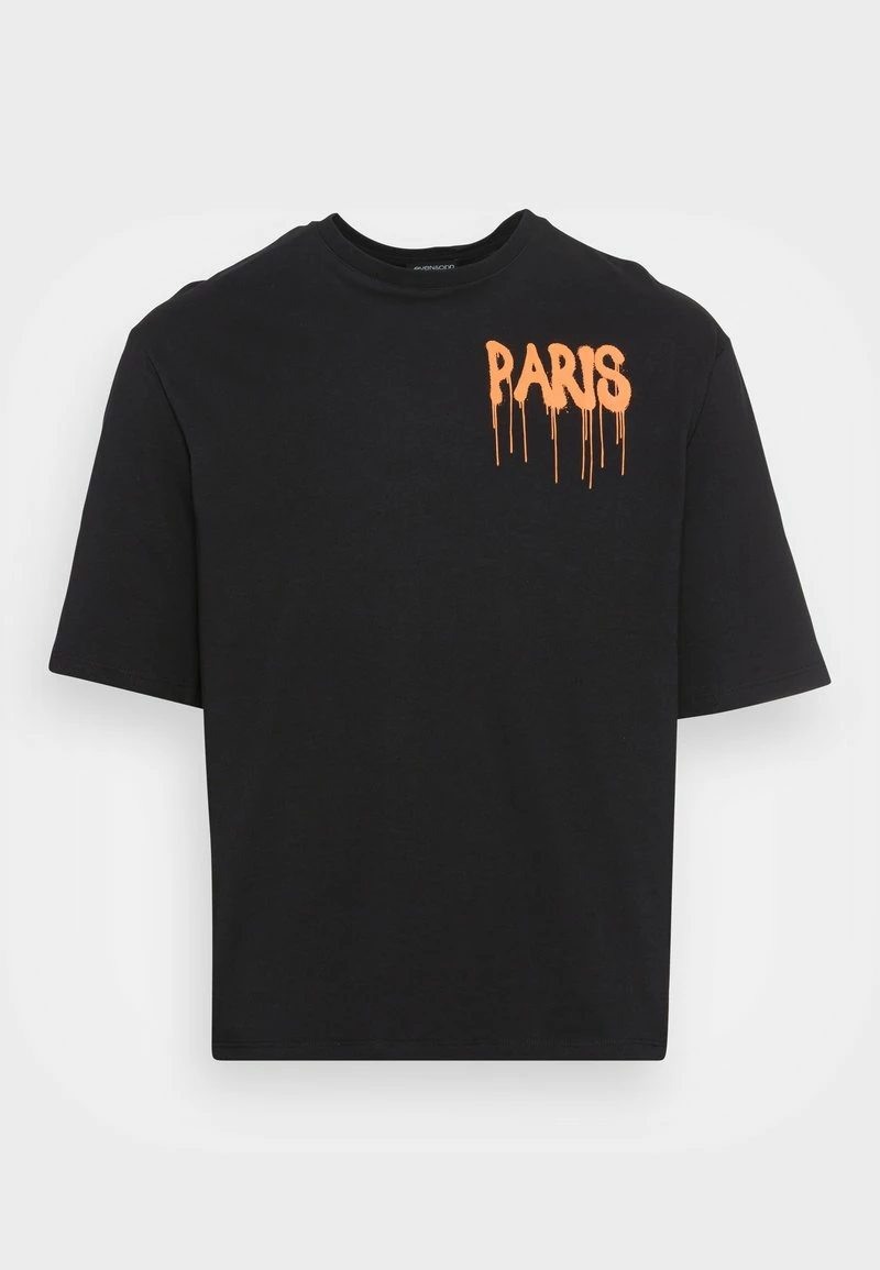 Even&Odd GRAFFITI PARIS BACK PRINT TEE UNISEX - T-Shirt Print - Black 6 Even&Odd GRAFFITI PARIS BACK PRINT TEE UNISEX - T-Shirt Print - Black – Bild 4