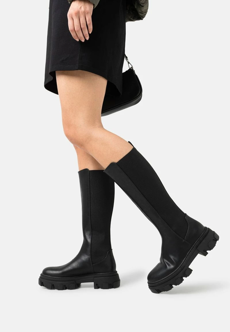 Even&Odd Damen Plateaustiefel - Black 3 Even&Odd Damen Plateaustiefel - Black