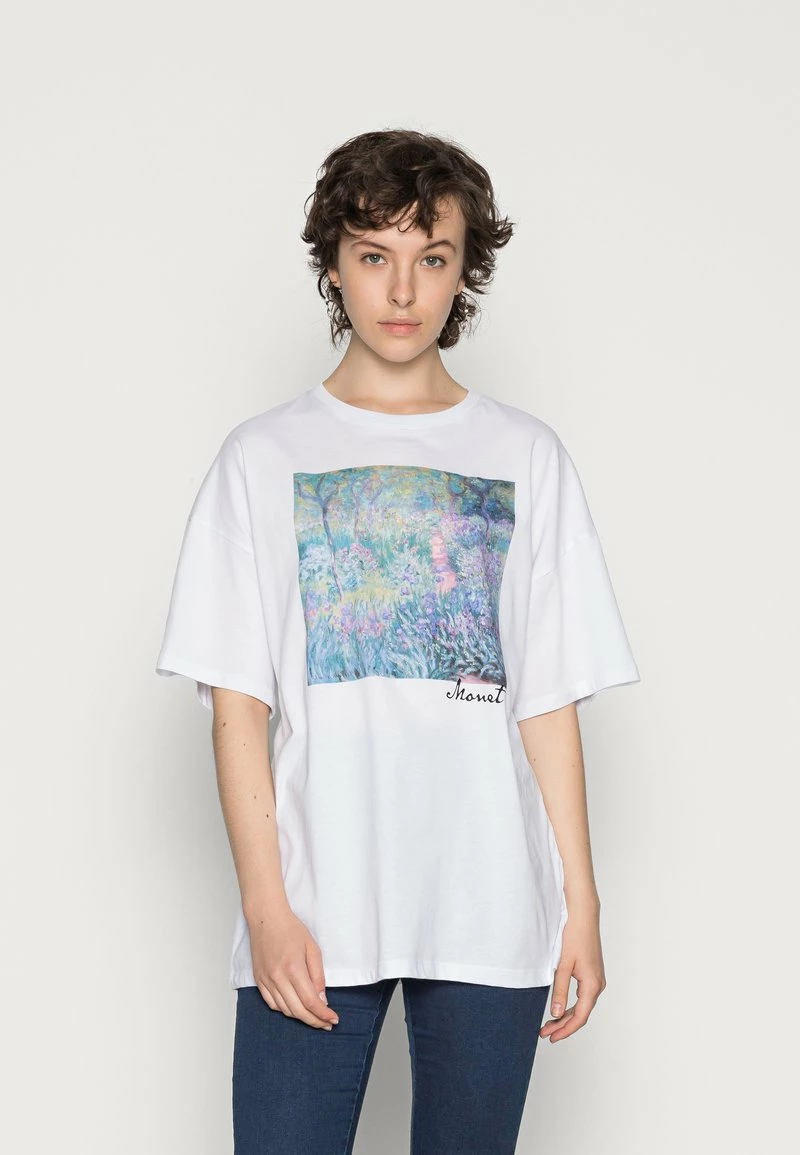 Even&Odd Damen T-Shirt Print - White 3 Even&Odd Damen T-Shirt Print - White