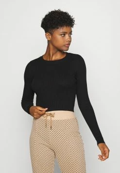 Even&Odd Damen 2 PACK - Strickpullover - Black/sand -Even&Odd Verkäufe 2024 4e2af4b278eb498cbfc21789575b42ec