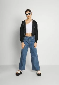 Even&Odd Damen Ribbed Zip Though Hooded Sweat Jacket - Sweatjacke - Black -Even&Odd Verkäufe 2024 4f9492cdf2cb40f08e79e62908571421