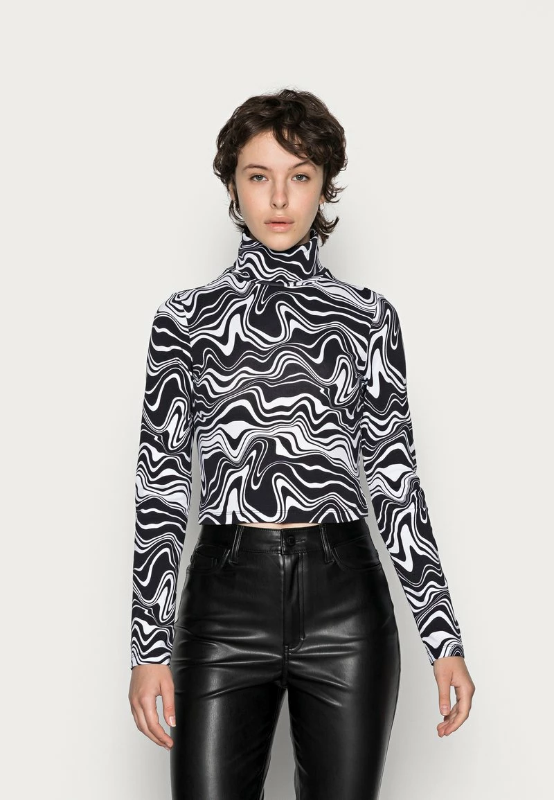 Even&Odd Langarmshirt - Black/white | Damen 3 Even&Odd Langarmshirt - Black/white | Damen