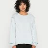 Even&Odd Damen Sweatshirt - Light Blue -Even&Odd Verkäufe 2024 5054135d1d884537a6a4b0d1b363af67