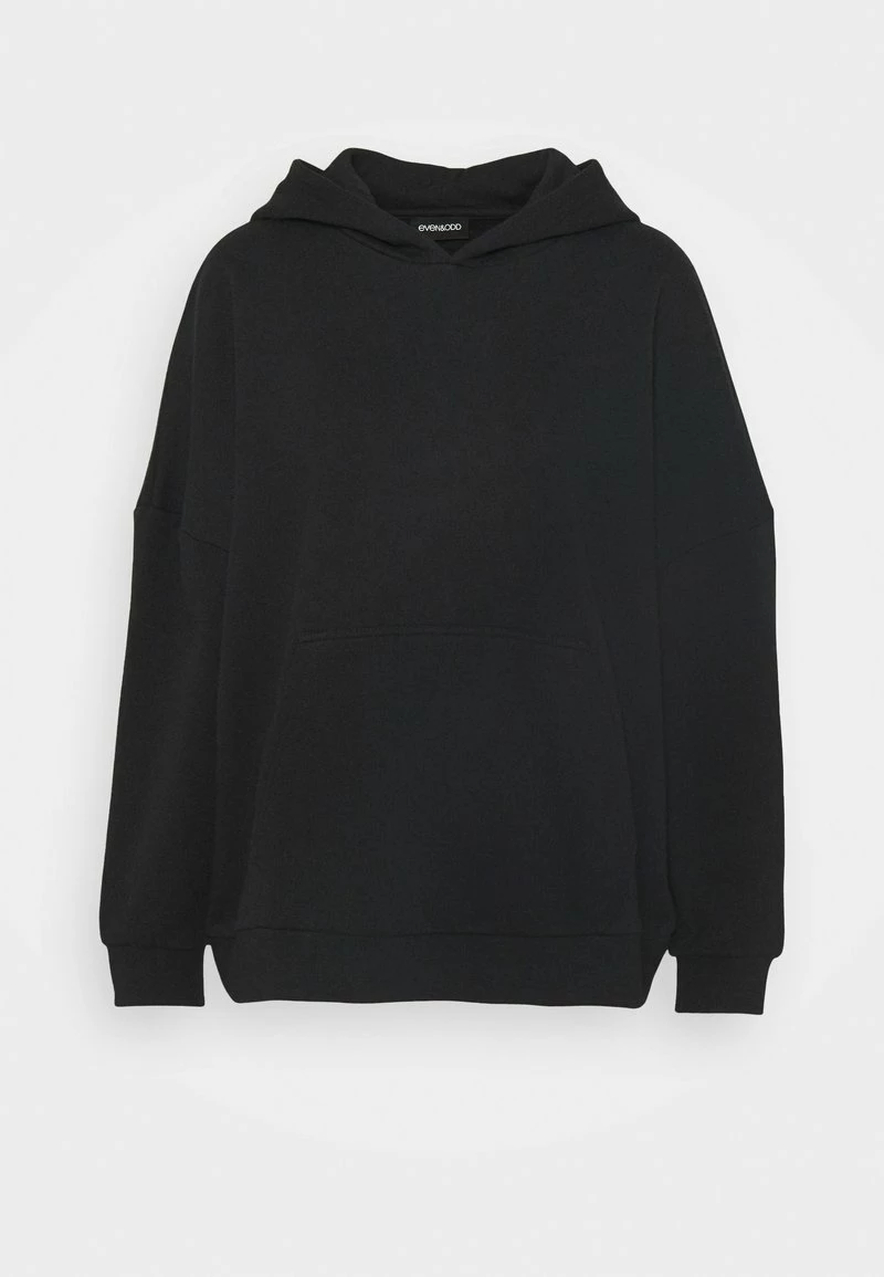Even&Odd Damen HOODIE LONG WITHOUT DRAWCORD AND POCKET - Kapuzenpullover - Black 8 Even&Odd Damen HOODIE LONG WITHOUT DRAWCORD AND POCKET - Kapuzenpullover - Black – Bild 6