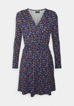 Even&Odd Jerseykleid - Dark Blue/multi-coloured | Damen