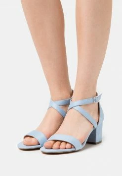 Even&Odd Damen Riemensandalette - Light Blue