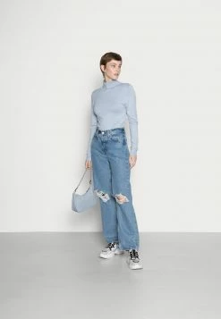 Even&Odd Damen BASIC TURTLE NECK JUMPER - Strickpullover - Light Blue -Even&Odd Verkäufe 2024 536be84d54124aa5b3408a508aaa3d89