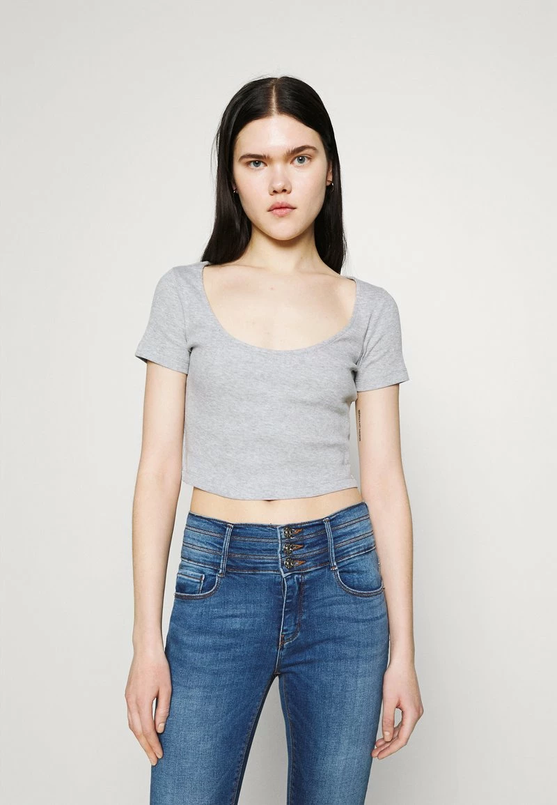 Even&Odd Damen 3 PACK - T-Shirt Print - Black/white/mottled Light Grey 4 Even&Odd Damen 3 PACK - T-Shirt Print - Black/white/mottled Light Grey – Bild 2