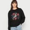Even&Odd Damen OVERSIZED PRINT - Sweatshirt - Black -Even&Odd Verkäufe 2024 5a79b7a646984c809cabce18e90d3048