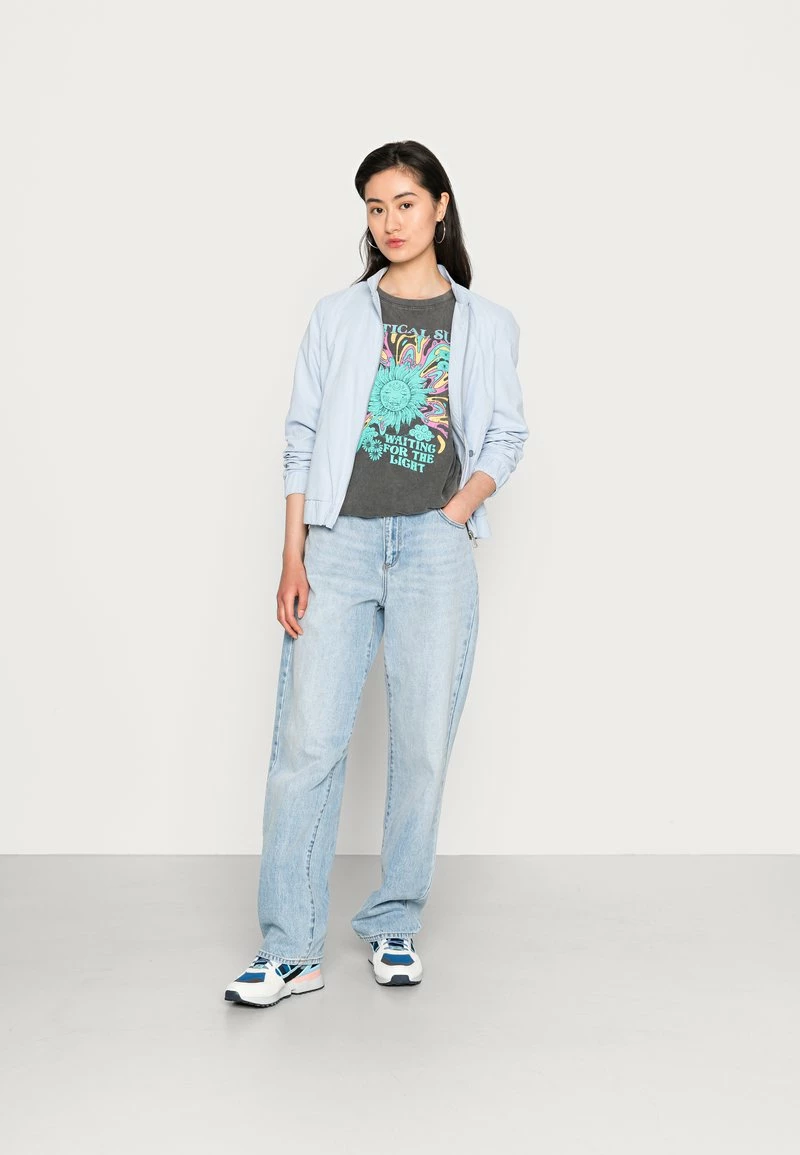 Even&Odd T-Shirt Print - Black | Damen 4 Even&Odd T-Shirt Print - Black | Damen – Bild 2