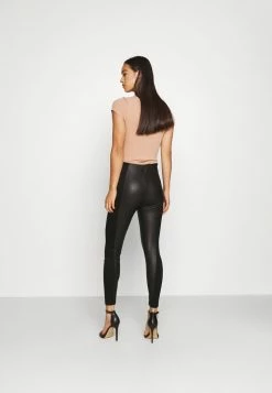 Even&Odd Damen PU LEGGINGS WITH PUNTO INSERTS - Leggings - Hosen - Black -Even&Odd Verkäufe 2024 5c6897908167431f84f147b83be4f6c8