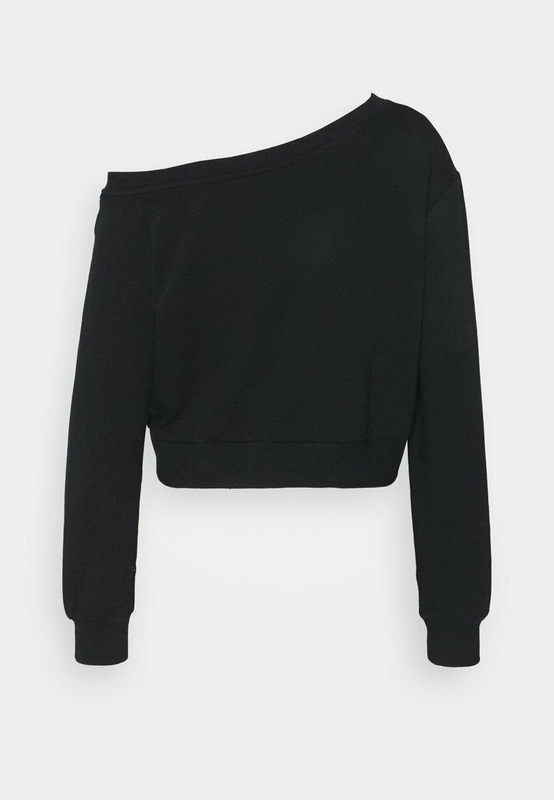 Even&Odd Damen Off Shoulder&Jogger Set - Sweatshirt - Black 4 Even&Odd Damen Off Shoulder&Jogger Set - Sweatshirt - Black – Bild 2