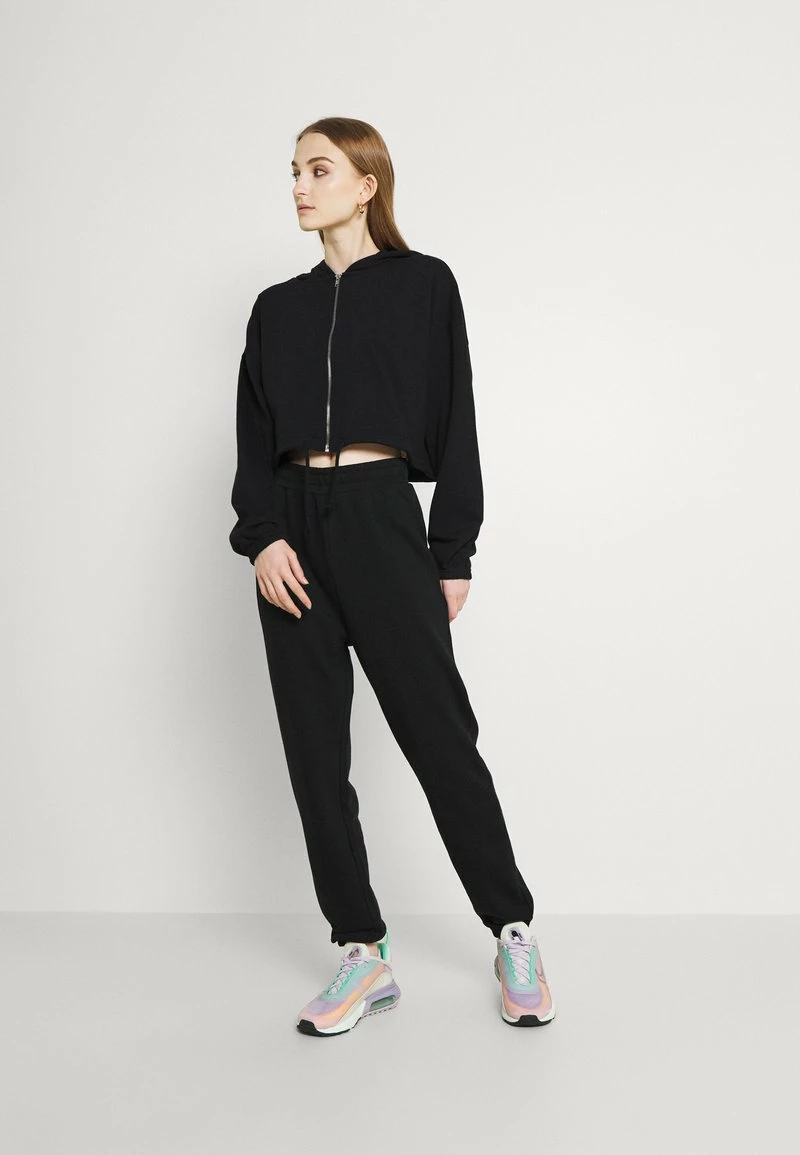 Even&Odd Damen SET - OVERSIZED SWEAT JACKET & JOGGER - Sweatjacke - Black 3 Even&Odd Damen SET - OVERSIZED SWEAT JACKET & JOGGER - Sweatjacke - Black