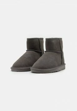 Even&Odd Damen LEATHER WINTER BOOTIES - Stiefelette - Grey -Even&Odd Verkäufe 2024 5e35711325764885b4527363fe632e1a