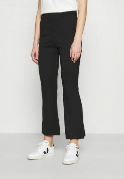 Even&Odd Kick Flare Punto Trousers - Stoffhose - Black | Damen