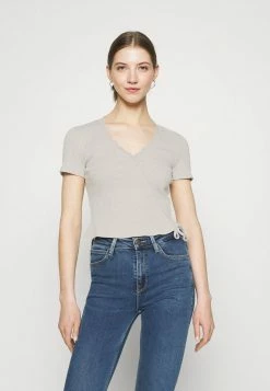 Even&Odd Damen T-Shirt Print - Light Grey