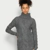 Even&Odd Strickkleid - Mottled Dark Grey | Damen -Even&Odd Verkäufe 2024 5f79c57b8c1842c99e812949a99be43e