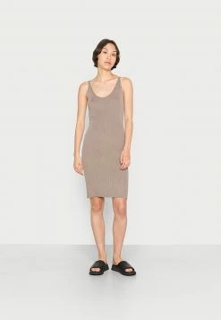 Even&Odd Damen Strickkleid - Taupe