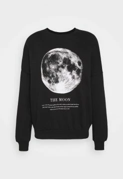 Even&Odd Damen Printed Oversized Sweatshirt - Sweatshirt - Black -Even&Odd Verkäufe 2024 6194a08eda154421bf5c8e33bc41a3bd
