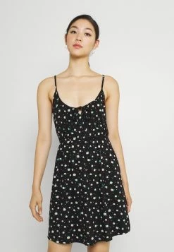 Even&Odd Damen Jerseykleid - Black/white