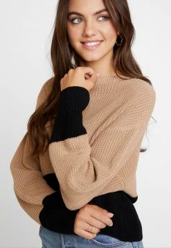 Even&Odd Damen Strickpullover - Sand/black -Even&Odd Verkäufe 2024 62c1ccfe6ddc453180a014c63a2cb120