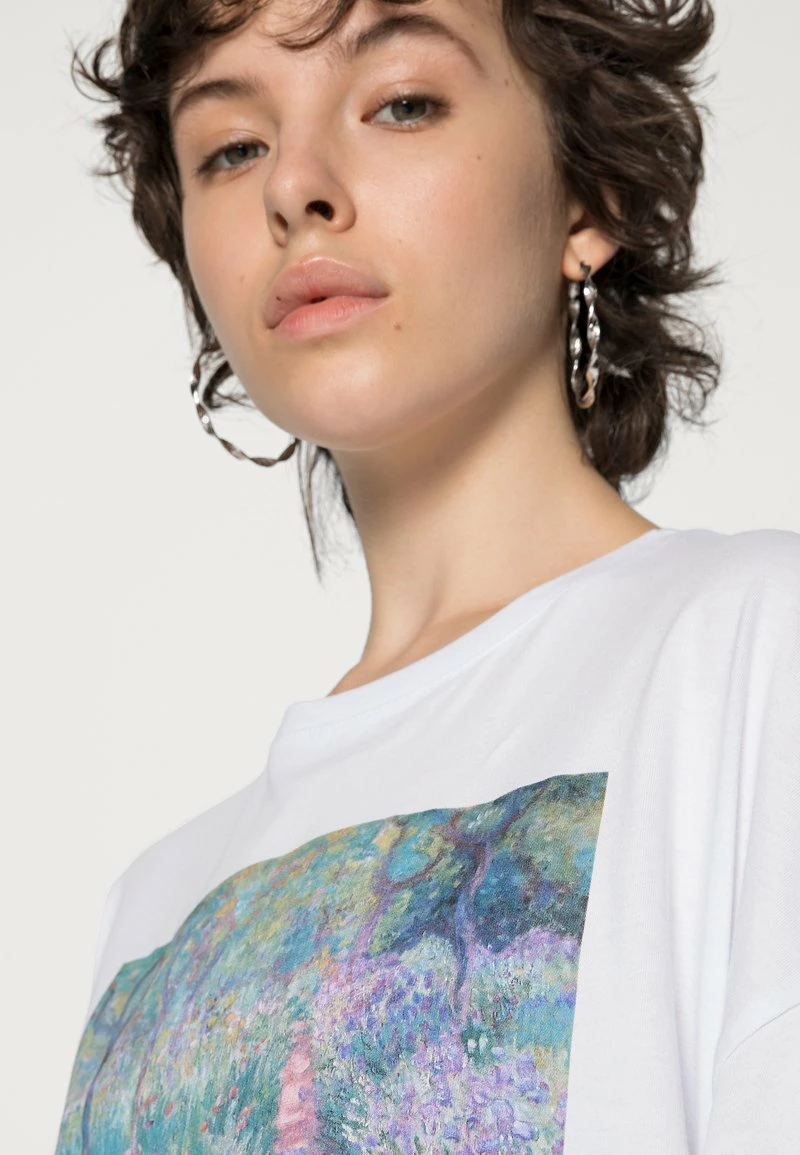 Even&Odd Damen T-Shirt Print - White 7 Even&Odd Damen T-Shirt Print - White – Bild 5