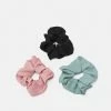 Even&Odd Damen 3 PACK - Haar-Styling-Accessoires - Black/pink /mint