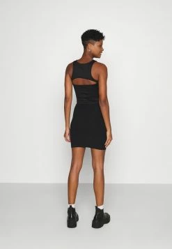 Even&Odd Damen Basic Mini Ribbed Skirt - Bleistiftrock - Black -Even&Odd Verkäufe 2024 65cb68f6cbb74e00a56ec984a5b74be9