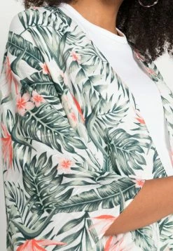 Even&Odd Damen Leichte Jacke - White/green/pink -Even&Odd Verkäufe 2024 6694c9c609f347508055d6f080e843f9