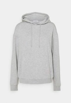 Even&Odd Damen Kapuzenpullover - Mottled Light Grey