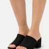 Even&Odd Damen Pantolette Hoch - Black