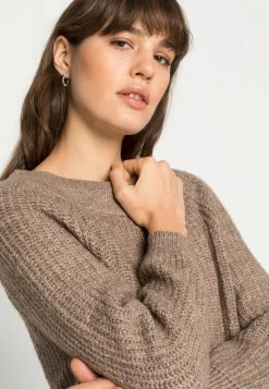 Even&Odd Damen OFF SHOULDER JUMPER - Strickpullover - Mottled Beige -Even&Odd Verkäufe 2024 6b60cdc3383e4d8297fd51f5d75ef164
