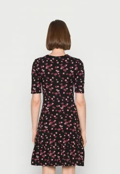 Even&Odd Damen Jerseykleid - Black/multi Coloured -Even&Odd Verkäufe 2024 6d0d21eaa06c4a9a90eb5cbffa0de587