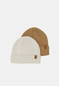 Even&Odd Damen 2 PACK - Mütze - Off-white/camel