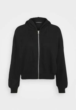Even&Odd Damen Ribbed Zip Though Hooded Sweat Jacket - Sweatjacke - Black -Even&Odd Verkäufe 2024 6e3ce4363006453da05d295a86a921a0
