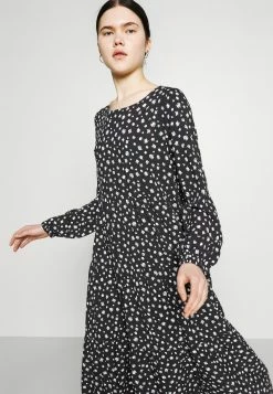 Even&Odd Damen Freizeitkleid - Black/white -Even&Odd Verkäufe 2024 70867bd6f7004c13ba510c3ff8ad7c80