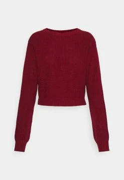 Even&Odd Damen HIGH CROPPED SIDE SLIT - Strickpullover - Red -Even&Odd Verkäufe 2024 71248f290b91411a9252e4a03355280d