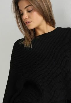 Even&Odd Damen CROPPED JUMPER - Strickpullover - Black -Even&Odd Verkäufe 2024 7158b709a0b24b25bcc975a88a9dfa80