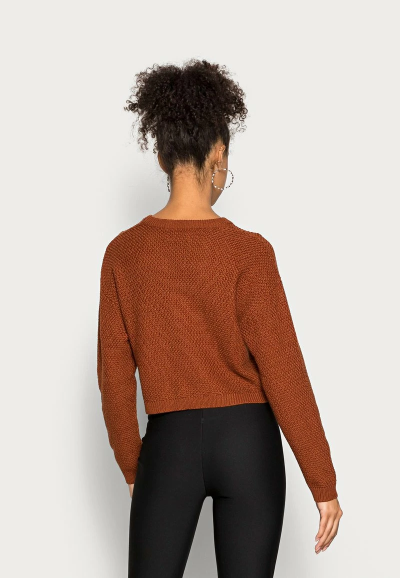 Even&Odd Damen CREWNECK JUMPER - Strickpullover - Brown 5 Even&Odd Damen CREWNECK JUMPER - Strickpullover - Brown – Bild 3