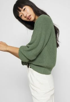 Even&Odd Damen VOLUME SLEEVE JUMPER - Strickpullover - Laurel Wreath -Even&Odd Verkäufe 2024 732d665be8ca4f0e8ca1b4ae0cbca603