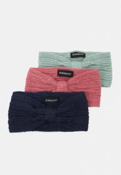 Even&Odd Damen 3 PACK - Ohrenwärmer - Pink/mint/dark Blue