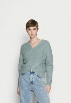 Even&Odd Damen Strickpullover - Light Green