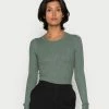 Even&Odd Strickpullover - Light Green | Damen