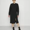 Even&Odd Damen SWEAT - Midi Slit Dress - Freizeitkleid - Black -Even&Odd Verkäufe 2024 762cbbac219c4efab0434a02a2f8d4b6